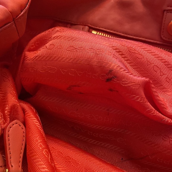 Vintage- Prada! Melon color! See pictures for pre- loved condition. - Picture 8 of 12